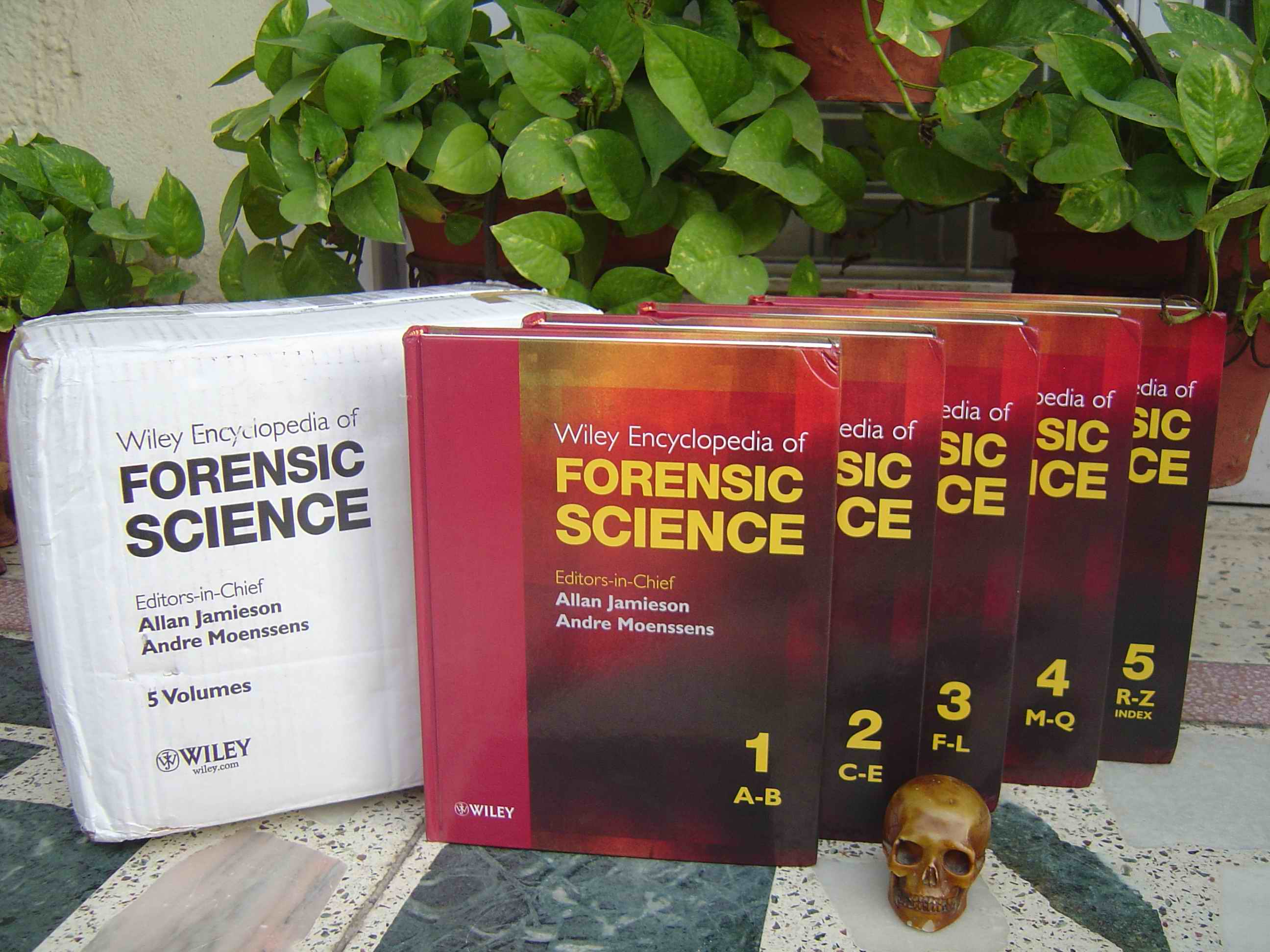Wiley Encyclopedia of Forensic Science (5 volumes), edited by Allan Jamieson and Andre Moenssens